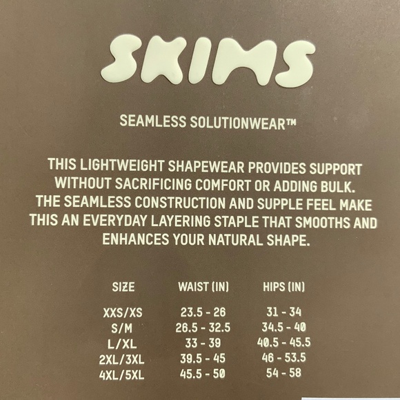 Skims Sculpting Mid Thigh Shorts Umber Size S/M Shapewear SH-MTS-0103 - Picture 7 of 9